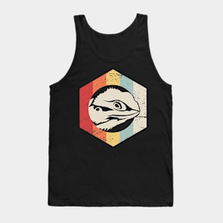 Retro 70s Bearded Dragon Icon Tank Top